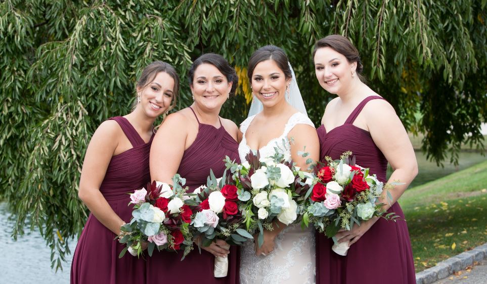 choosing bridesmaids, plus size wedding and prom dresses.